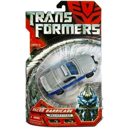 Transformers Movie Recon Barricade Figure with Frenzy - Deluxe Class Security Stealth Disguise
