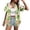 Hawaiian shirt Z50 Light Green, variant on Hawaiian Shirts for Women Button Down Summer Tropical Tops Beach Vacation Cool Short Sleeve V Neck Blouse Green XXL