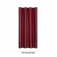 thumbnail image 3 of Btomtd Elegant Curtain Panel Pairs, Curtains Set with Round Hole Detail for Stacking Look, Bedroom Blackout Curtains in Pair for Window Decor - 51.96"x83.85", Red, 3 of 6
