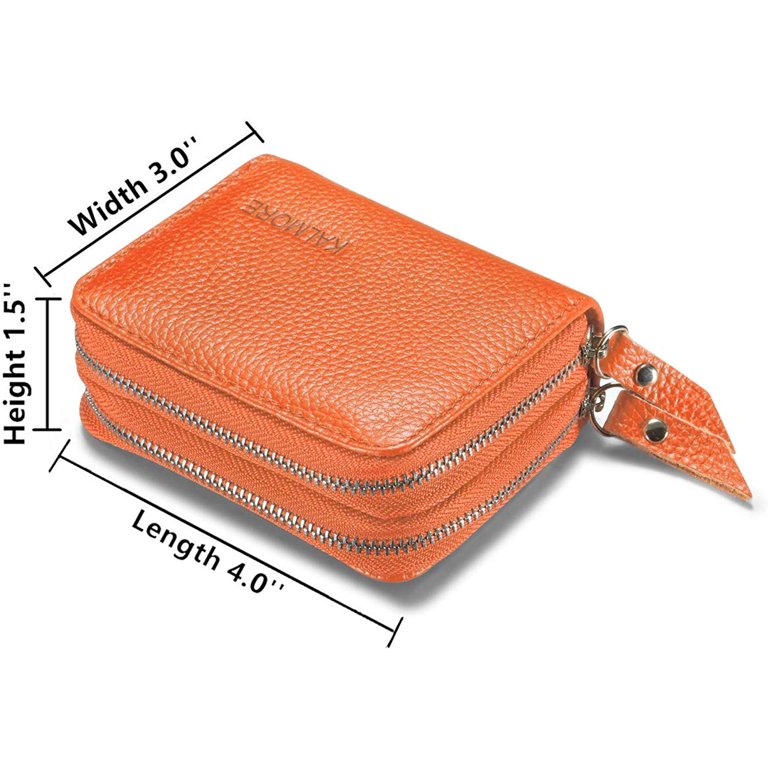 Credit Card Holder For Women Genuine Leather Card Wallet With