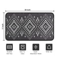 thumbnail image 5 of Black and White Geometric Boho Pattern Door Rugs,Washable Non Slip Door Mats Indoor,Decorative Door Mats,Entry Mat Indoor for Entrance,Bedroom,Kitchen,Bathroom,30"x17", 5 of 6