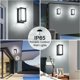 thumbnail image 4 of Luz exterior Aplique de pared para exteriores de 18 W, luz de porche exterior de aluminio, soporte de pared impermeable IP65, luz de porche LED blanca fría de 6000 K para garaje, entrada, pasillo,, 4 of 5