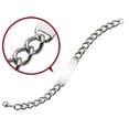 thumbnail image 2 of Mens ID Bracelet in Stainless Steel 8.5 Inch, 2 of 2