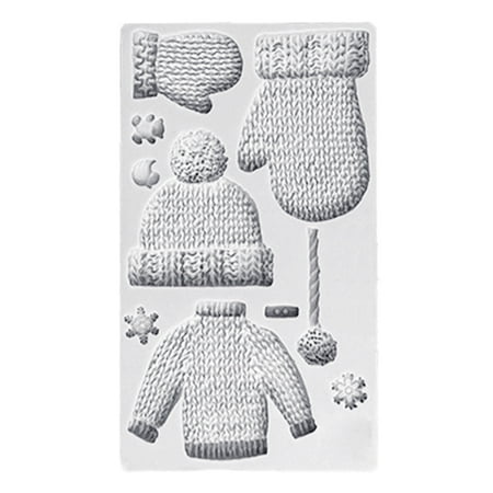 

Knitwear Cake Cookie Molds Fondant Candy Decoration Tools Silicone Molds Sugarcrafts Chocolate Baking Gadgets for Pastry