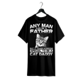 thumbnail image 1 of Cat Daddy T-Shirt - "Special Cat Daddy" Graphic Print Retro Casual Crew Neck Tee, 100% Cotton all-Season Comfort for Halloween, Christmas, outdoor & Daily Wear - Funny Cat Lover Gift for Men &, 1 of 6