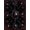 Black Red Blue, Pattern 13, variant on ODIKA Guitar Music Notes Vintage Rock Distressed Grunge Border Hip for Dorm Room, Small Living Apartment, Stain Resistant Low Profile
