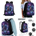 thumbnail image 2 of Mochila Gomyblomy Rose Horse para niñas de 12 a 14 años con fiambrera 4 en 1, 2 of 7
