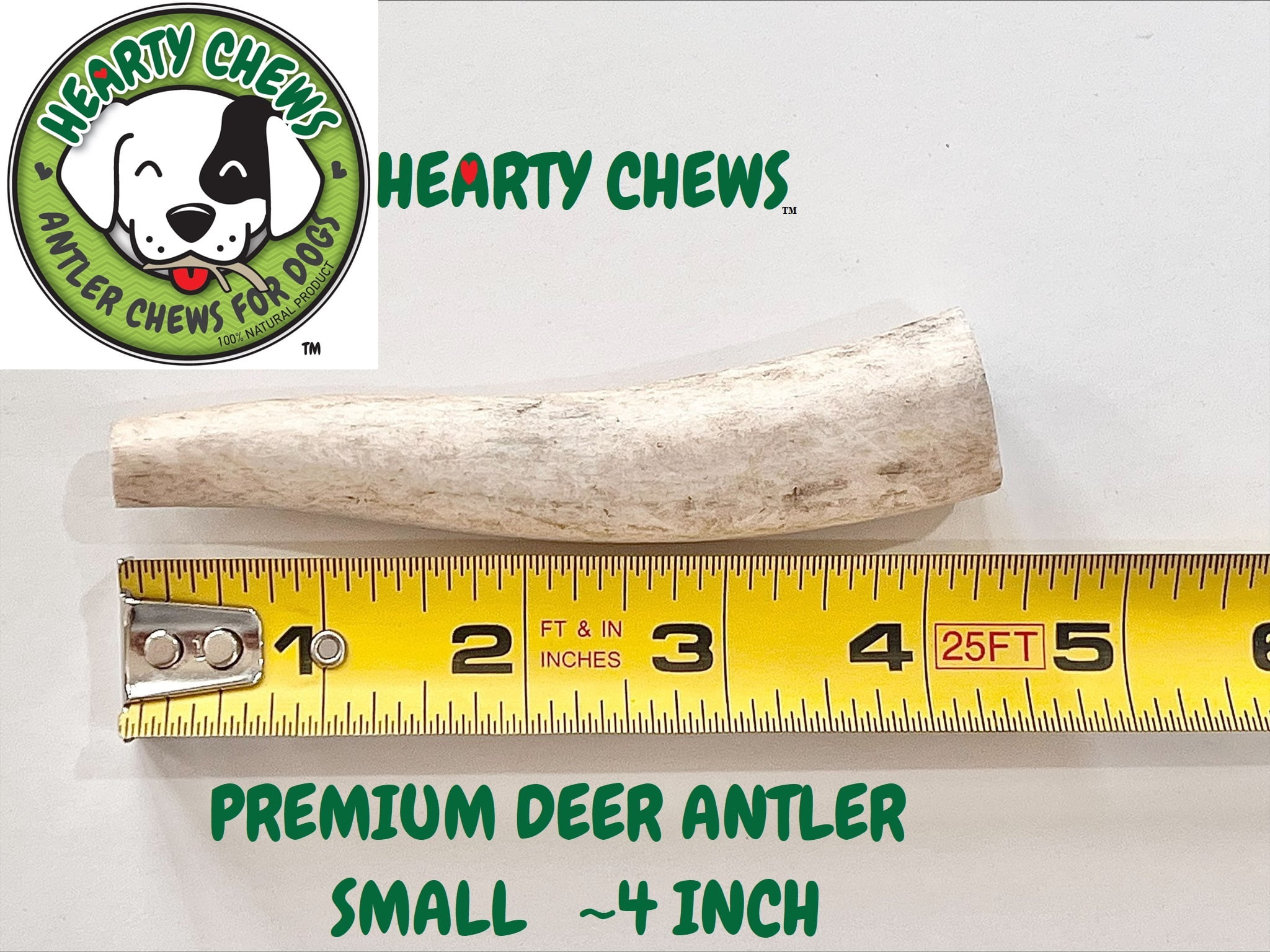 DEER Antlers for Dogs Organic Grade A Antler Dog Chew Long Lasting Natural Dog Treat by