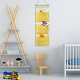 thumbnail image 6 of 3 Pockets Wall Mounted Storage Bag  Waterproof Door Closet Hanging Storage Bag, 6 of 7