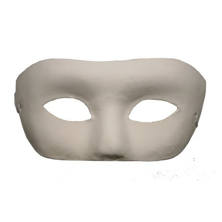 DIY Blank Paper Mache Half Mask