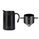 thumbnail image 4 of Juego de cafetera que mantiene las bebidas calientes y frías, manual, a prueba de fugas, práctico con gotero de café para viajes de mochilero, 4 of 8