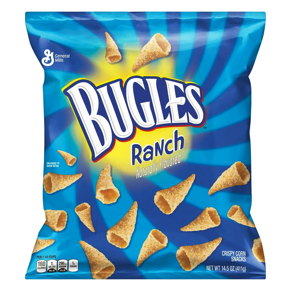 Bugles Ranch Salty Snacks, 14.5 Oz.