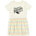 thumbnail image 3 of Inktastic Someone in Maryland Loves Me Girls Toddler Dress, 3 of 5