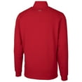 thumbnail image 3 of Men's Cutter & Buck Scarlet Ohio State Buckeyes Traverse Stretch Quarter Zip-Pullover Top, 3 of 3