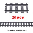 thumbnail image 1 of City Trains Flexible Tracks Forked Straight Curved Rails Switch Building Block Bricks High-Tech Creative Toys for kids gifts, 1 of 7