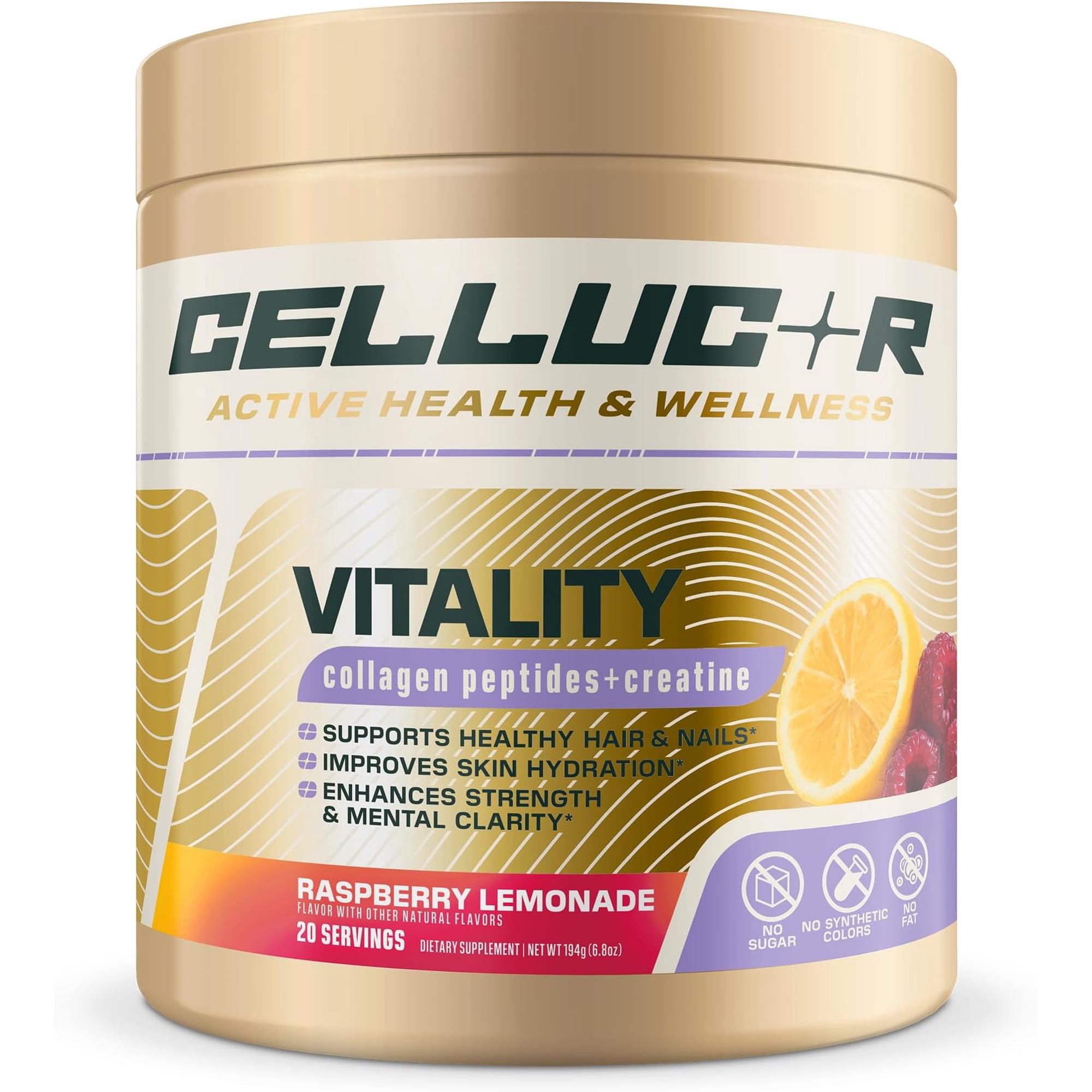 Cellucor® Longevity Creatine + NAD+ Powder – Muscle Strength, Recovery & Healthy Aging Cellular Energy Formula, Unflavored, 25 Servings