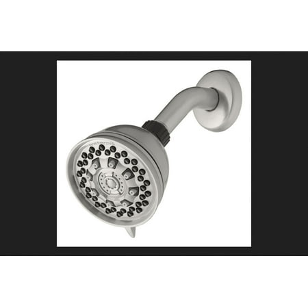 UPC 073950251235 product image for Waterpik Brushed Nickel 6 Mode PowerPulse Fixed Mount Shower Head | upcitemdb.com