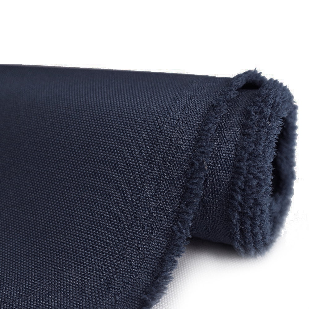 2 Yards Waterproof Canvas Fabric 600D Home Decor Fabric 58" Width UV Heat Resistant Heavy Duty Marine Fabric by the Yard, Navy Blue