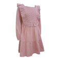 thumbnail image 3 of Vestido George Talla 10 Manga Larga Liso Bordado Olanes Rosa, 3 of 4