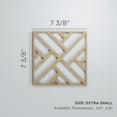 thumbnail image 3 of Ekena Millwork 7 3/8"W x 7 3/8"H x 1/4"T Extra Small Killeen Decorative Fretwork Wood Wall Panels, Cherry, 3 of 18