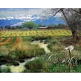thumbnail image 2 of Vest, Chris 18x15 White Modern Wood Framed Museum Art Print Titled - Idyllic Farm I, 2 of 4