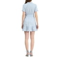 thumbnail image 3 of Allegra K Women's Ruffle Hem Fit and Flare Frill Trim Button Front Dresses, 3 of 6