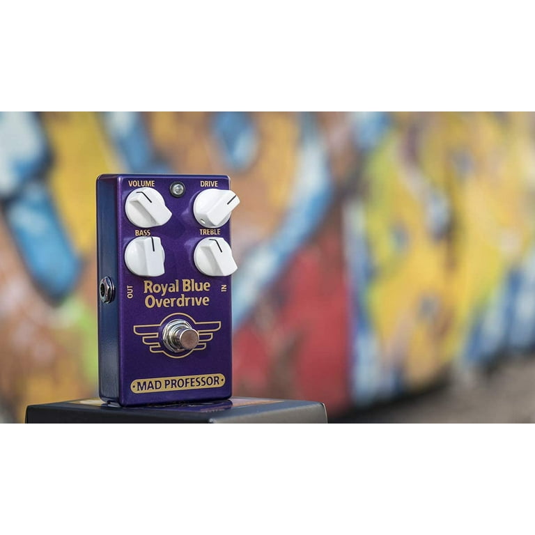 かじMAD PROFESSOR  Blue Overdrive Mad Professor Royal Blue Overdrive Pedal - Walmart.com