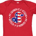 thumbnail image 4 of Inktastic My Grandpa is a Veteran Military Family Boys or Girls Baby Bodysuit, 4 of 5