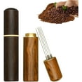 thumbnail image 1 of 2 Pcs Espresso Distribution Tool, Espresso Stirrer Tool with Natural Wood Handle and Base, 5 Needles Espresso Coffee Stirrers Espresso Needle Distributor for Home Kitchen Cafe (Walnut and Rosewood), 1 of 6