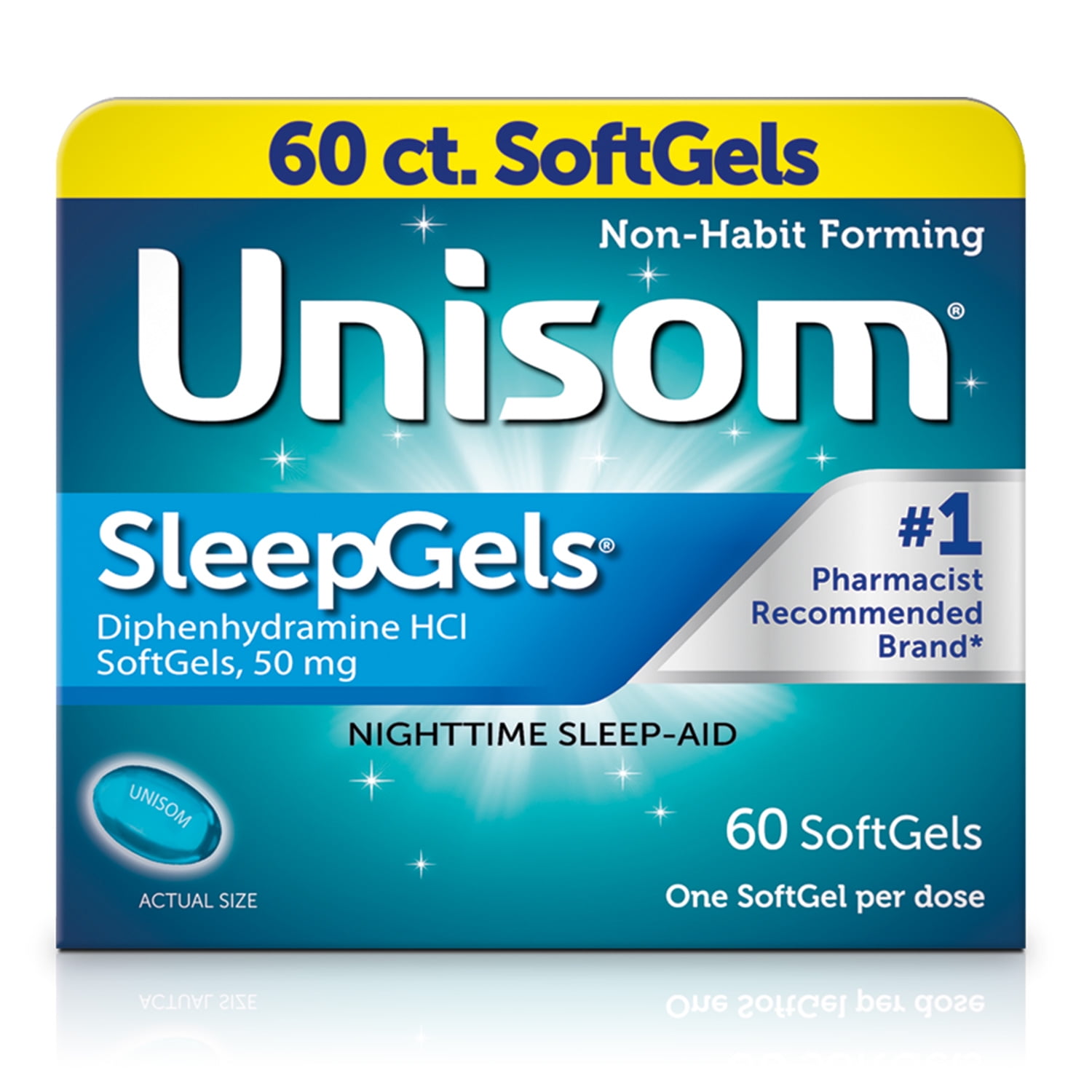 ◆睡眠shop◆ Unisom Sleep Gels Night Time Sleep Aid Soft Gels - 40 CT40.0