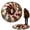 F, variant on Christmas 3D Rug, Christmas Optical Illusion Area Mat Optical Illusion Floor Mat With Depth Pattern, Funny Round Floor Carpet For Porch Holiday Entryway Living Room Christmas tree