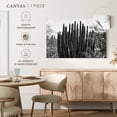 thumbnail image 5 of Elephant Stock Black Arizona - Big Cactus Wall Art - Horizontal Canvas Wall Art - Living Room Wall Decor - Floral And Botanical Canvas - Black And Gray Decor By Philippe Hugonnard - 24" x 16", 5 of 8