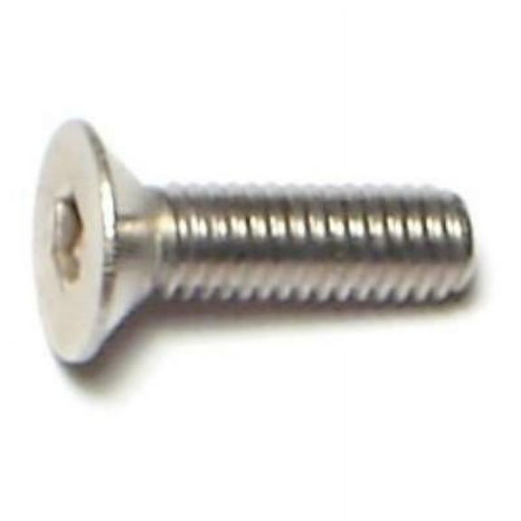3mm-0.5 x 10mm A2 Stainless Flat Head Hex Socket Cap Screws (10 pcs.)
