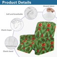 thumbnail image 5 of HUISEFOR Recliner Chair Cover, Christmas Tree Recliner Covers 4-Pieces, Wrinkle Free & Non-Slip, Scratch-Proof & Washable, Pet Friendly, Furniture Protector for Cats, Dogs, 5 of 8