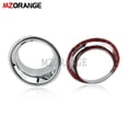 thumbnail image 2 of MZORANGE Pair Fog Light Lamp Trim Covers For Hummer H3 2006 2007 2008-2010 Chrome Bezels, 2 of 5