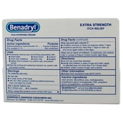 Benadryl Extra Strength Itch Stopping Cream, 1 oz (2 pack) (Bundle)