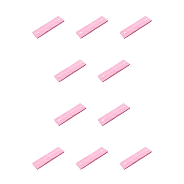 Minnieouse Soporte de diadema con botones antideslizante para aliviar el dolor de oído bufanda de buena fijación tocado vibrante textura mujer rosa Rosa con Botones 10piezas