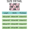 thumbnail image 3 of GZHJMY Soft Rug Large Area Rugs, Bulldog Grunge Pink Comfortable Indoor Carpet, Baby Play Mat for Living Room Bedroom Nursery Decor Floor Mat 72x48inch Carpet Runner, 3 of 6