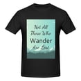thumbnail image 4 of Bingfone Not All Those Who Wander Are Lost1 Men'S Loose Fit Short-Sleeve Pocket T-Shirt, 4 of 7
