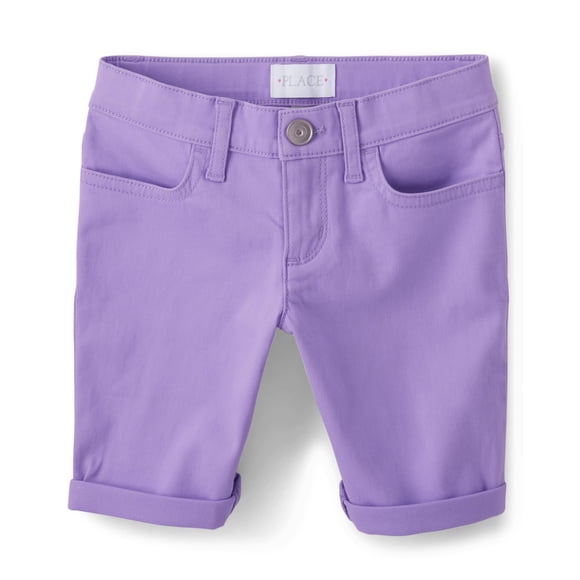 Pantalones cortos The Children's Place para niñas Skimmer Iris Pop, talla 8