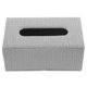 thumbnail image 1 of Elegante porta pañuelos de piel sintética, moderno dispensador de servilletas rectangular., 1 of 7