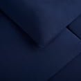 thumbnail image 3 of Serta Simply 3-Piece Clean Antimicrobial Navy Blue Comforter Set, King, 3 of 11