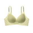 thumbnail image 2 of WCJM Green Women's Ice Sports Thin Breathable Underwear Jelly Glue Back Women's Underwire Bra, 2 of 7