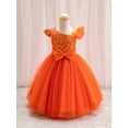thumbnail image 3 of Toddler Girls Pageant Party Sequin Dress Ruffle Wedding Ball Gown, 3 of 4