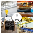 thumbnail image 4 of BIAXJUNY 4 Wheel Trolley Assembly Rollers, Silent Strut Trolley, Solid Steel, M10 Bolt, Lifting Eye Nuts, 1-5/8" Wide Strut Channel (2pc), 4 of 7