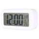 thumbnail image 2 of Despertador Digital Alarma Reloj LED Dormido Activada Sensor de Luz Registra Tiempo Fecha Temperatura (Blanco) EOTVIA  No, 2 of 6