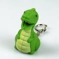 thumbnail image 4 of Naierhg Creative LED Light Sound Dinosaur Keychain Pendant Decor Key Ring Ornament, 4 of 7