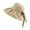 Khaki, variant on Womens Hiking Hats Women's Sun Hat Bow Fisherman's Hat Casual Fashion Hat Foldable Cloth Hat Beach Cool Hat Windproof