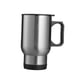 thumbnail image 3 of Vaso de acero inoxidable con aislamiento, asa y tapa plateado, 3 of 9