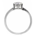 thumbnail image 4 of Luxe Jewelry Designs Women's Stainless Steel Engagement Ring with Round Shaped CZ - Size 10 (Pack of, 4 of 4